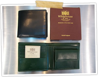 NOTE CASE WITH COIN CASE - Whitehouse Cox